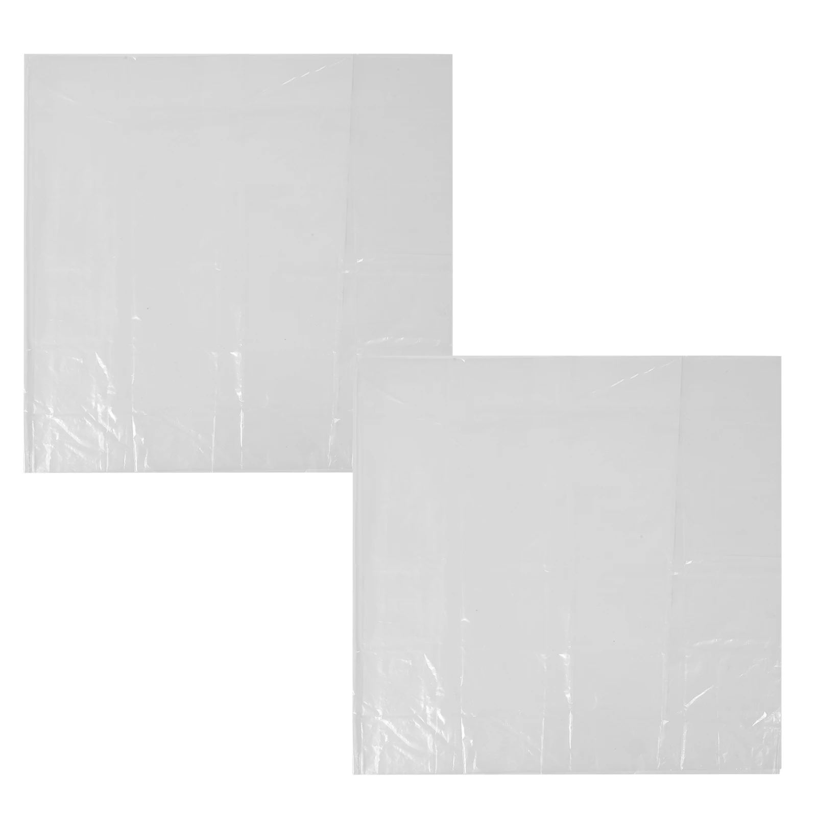 

2 Pcs Dustproof Storage Bag Large Capacity Clear Bedding Organizer PE Material Thick Christmas Tree Quilt Clothes Toy Holder