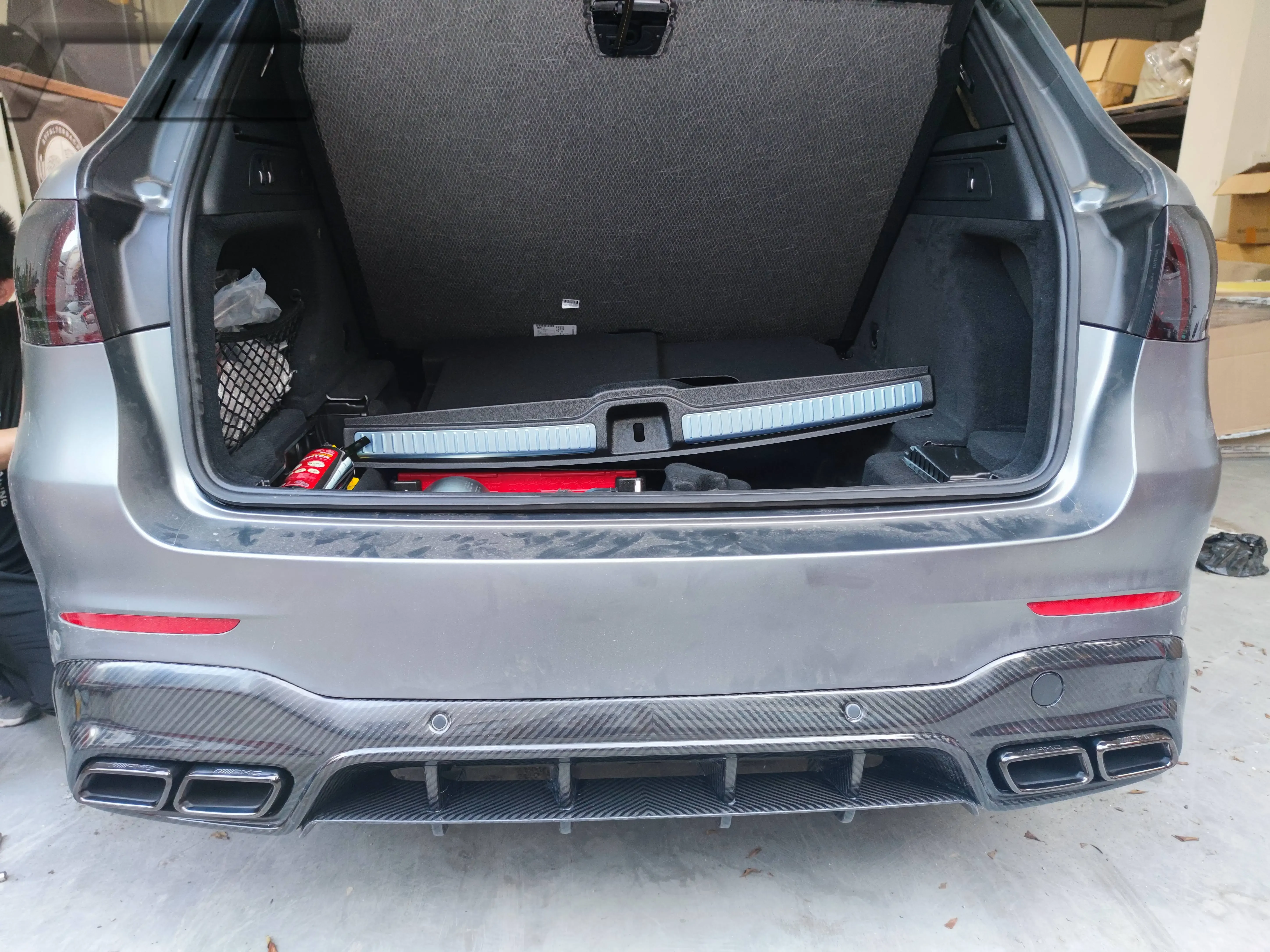 2015-2019 GLC Briljante Kwaliteit TopCa Stijl Koolstofvezel Diffuser Voor Mercedes GLC GLC63 X253 W253