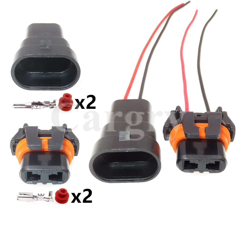 1 Set 2P 12059183 12059181 Automotive HID Controller Cable Socket AC Assembly For 9006 Ballast Car Hernias Headlight Plug