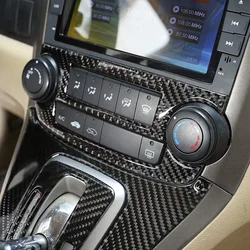 For Honda CR-V 2007-2011 Soft Carbon Fiber Sticker Central Control Air Conditioning CD Adjustment Switch Panel