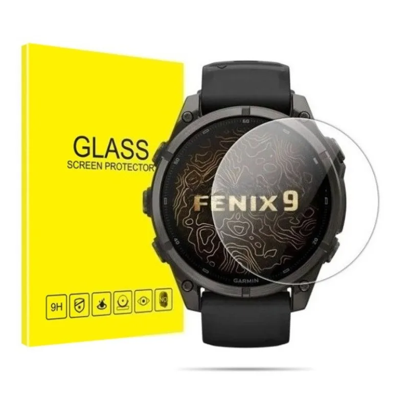 For Garmin Fenix 9 Pro 51/47/43MM HD Tempered Glass Screen Protector for GARMIN Fenix9 Fenix9Pro Smartwatch Protective Glass