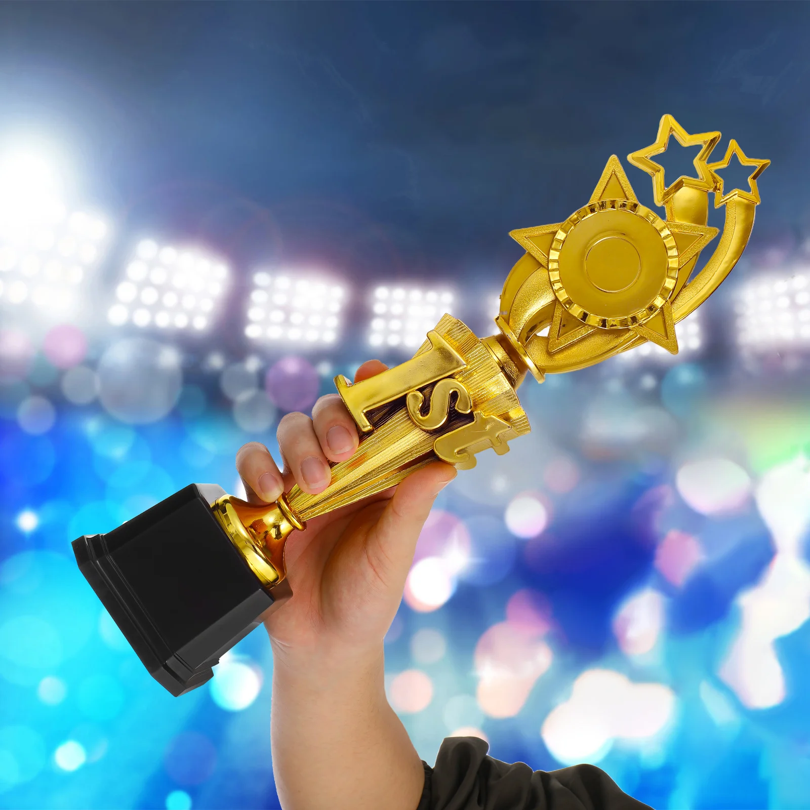 Star Soccer Trophy Award Plastikbecher Sportpreis Feier Wettbewerb Gewinner Schulzeremonie