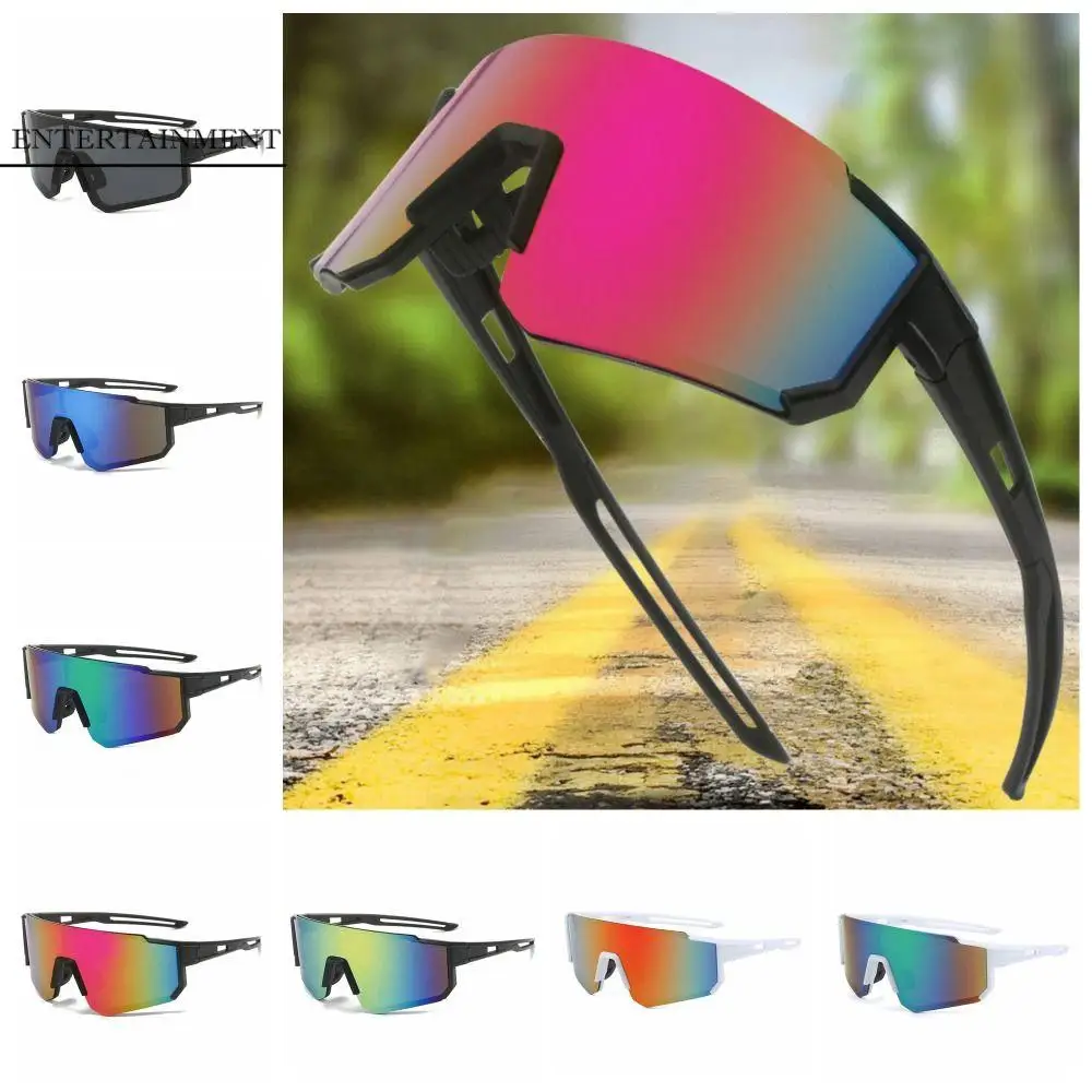 UV400 Cycling Sunglass Colorful HD Lens Windproof UV Resistant Cycling Glass Vintage Comfortable Outdoor Sport Goggle Fishing