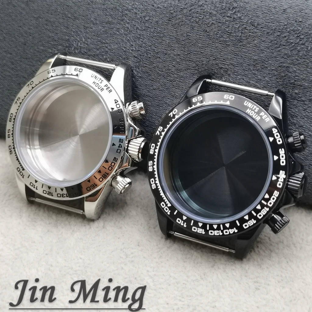 High Quality 40mm Sapphire Crystal Watch Movement For VK63 VK63A Watch Accessories Compatible with 20mm Straps