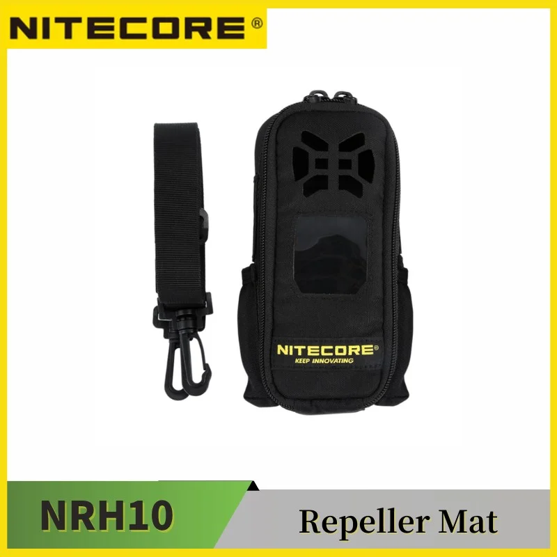 NTIECORE NRH10 Portable Holster 600D for EMR10 Mosquitoes Repeller with 21700 Battery Side Pouch Repeller Mats Internal Mesh Bag