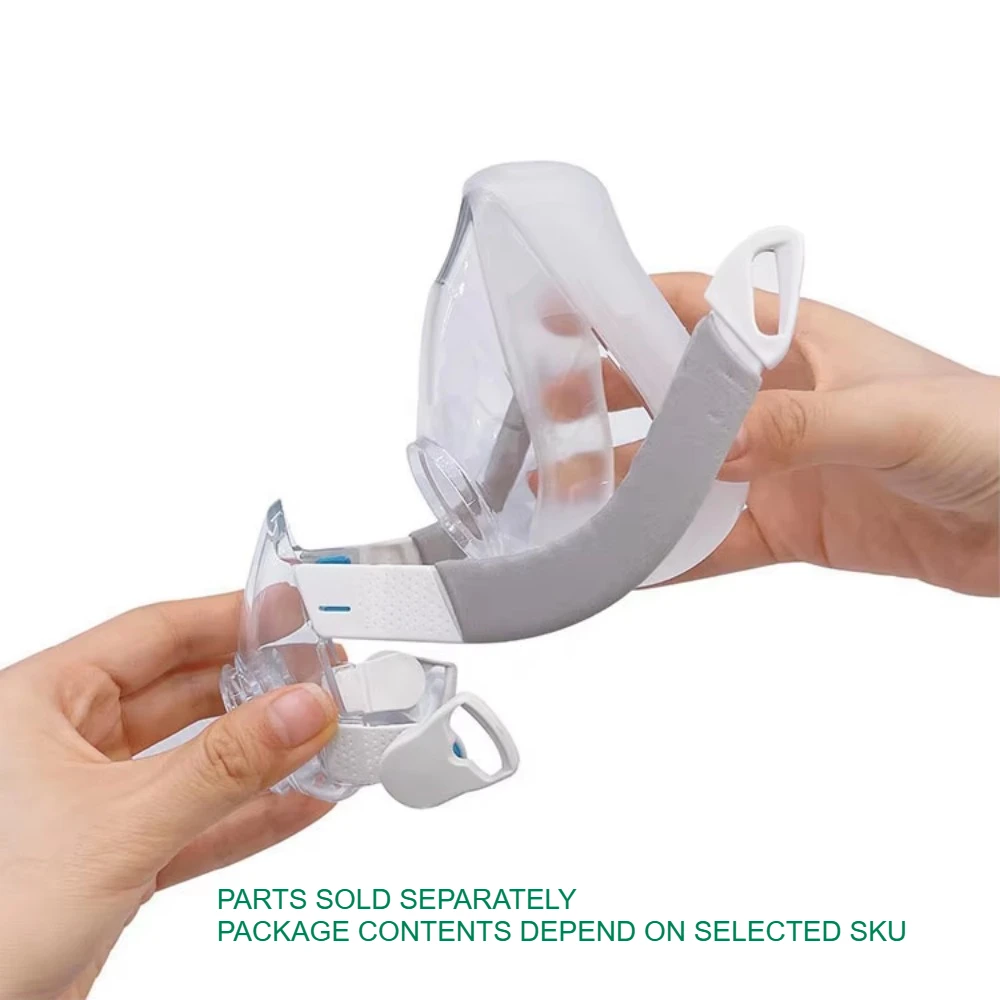 F20 Full Face Mask Replacement Parts Frame Cushion Elbow Connector Headgear Compatible Accessories Sold Separately