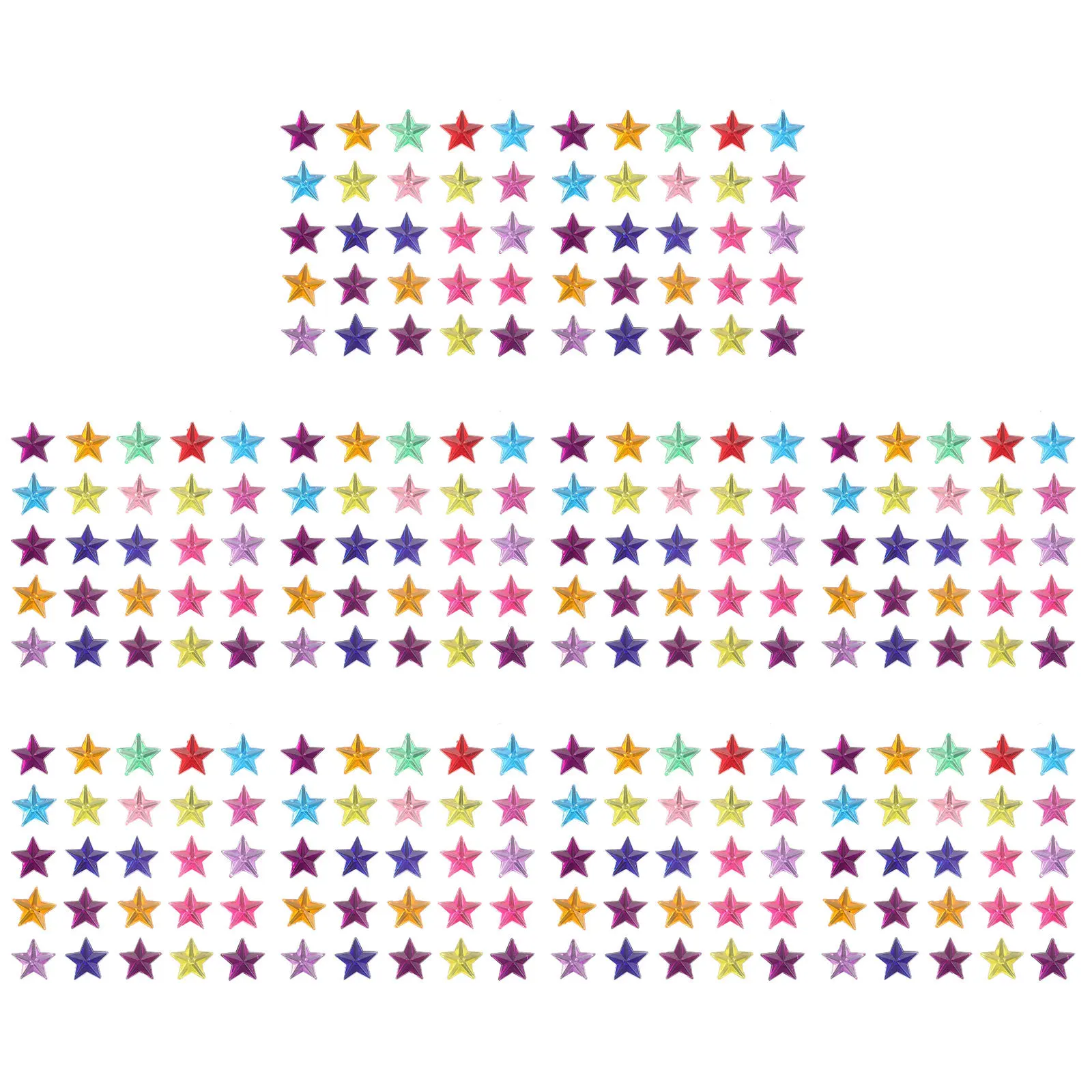 10 أوراق نجمة الراين ملصقات قسط الاكريليك DIY بها بنفسك الأحجار الكريمة الزخرفية للحرف اليدوية بلينغ جواهر ملصقات الحرفية ذاتية اللصق