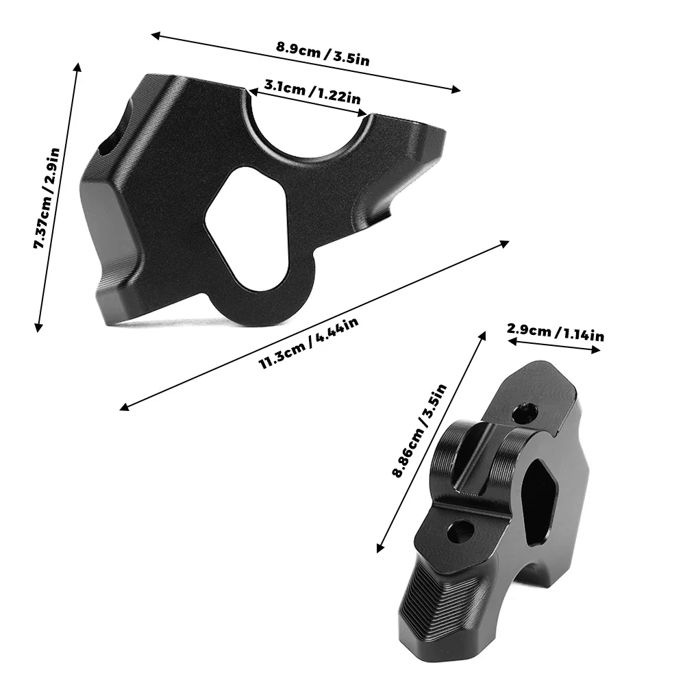 For BMW R1300GS R 1300 GS 2024 Handlebar Risers Clamps Kit Move Back Extension Height Clip Motorcycle Sitting Position Adjuster