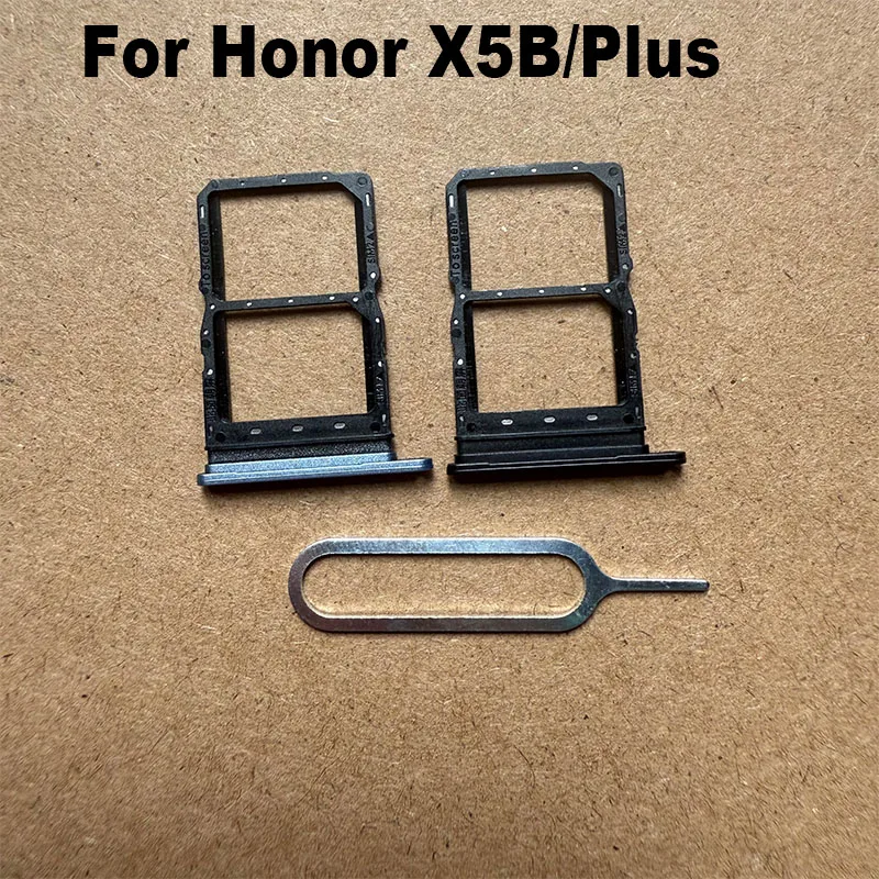 For Huawei Honor X5b Plus Sim Card Tray Slot Holder Socket Adapter Connector Repair Parts Replacement