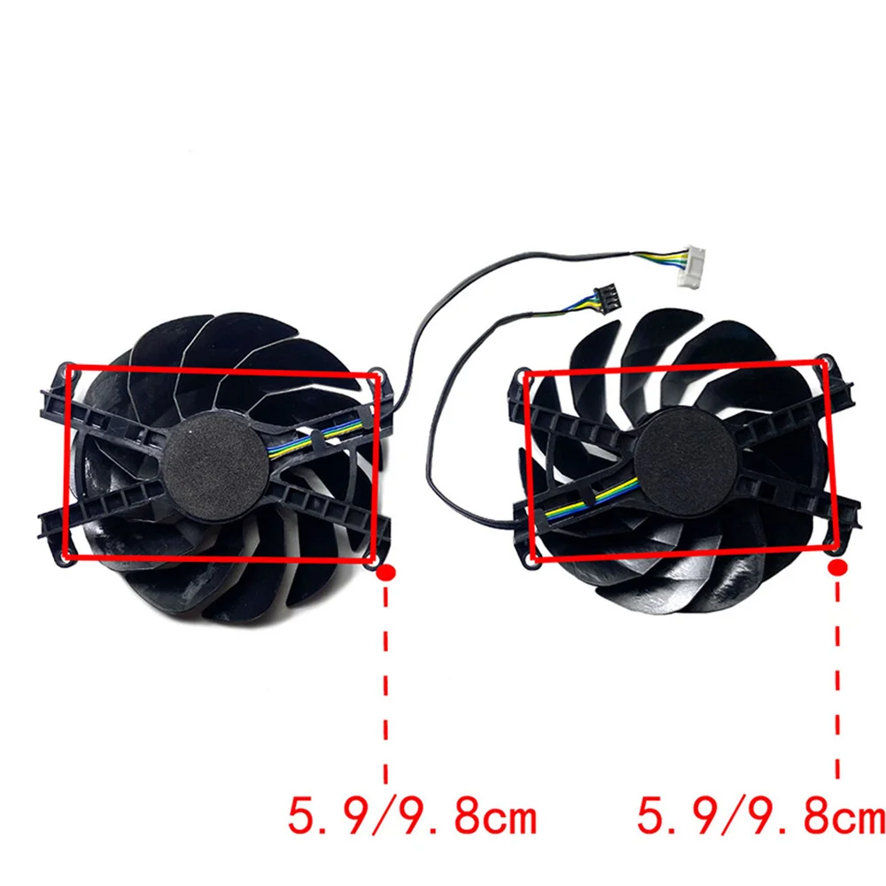 ل GAINWARD RTX3060ti GDDR6X 8GB DU بطاقة الرسومات مروحة التبريد استبدال أجزاء