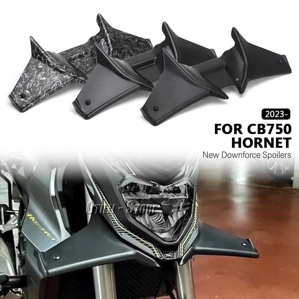 

Motorcycle Frontal Downforce Spoilers Winglet Aerodynamic Wing Front Spoiler Kit For Honda CB750 Hornet CB 750 HORNET 2023 2024