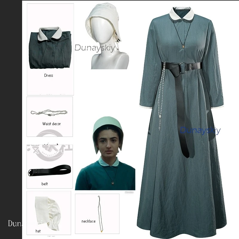 

Disfraz Хэллоуин Mujer ТВ L'arte della gioia Modesta Косплей 20-й ретро-стиль Хэллоуин монахиня сестра одежда наряды Искусство