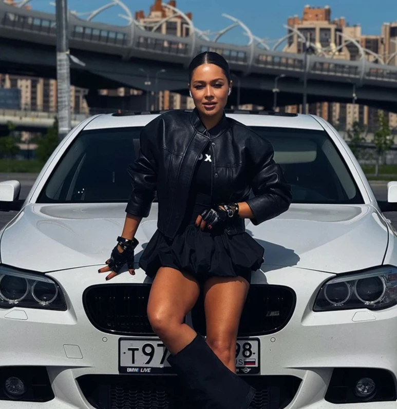 Jaqueta de couro sintético slim fit feminina clássica moto biker jaqueta primavera outono casaco básico com zíper