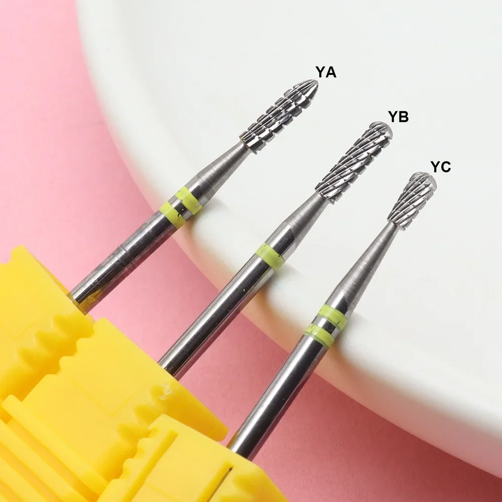 

1Pcs XF Professional Spiral Carbide Nail Drill Bits, Electric Nail File Tips for Dead Nail Removal, Durable Manicure Tools Cutic