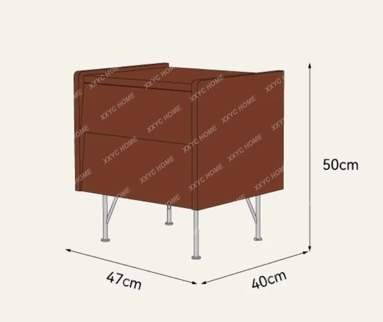 

Прикроватная тумбочка из цельного дерева в скандинавском стиле, бытовая прикроватная полка для спальни, небольшой шкаф