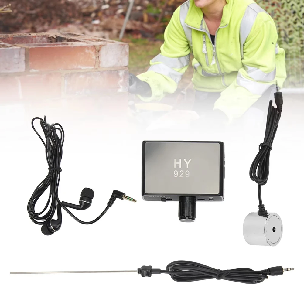 A37T-Underground Water Pipe Leakage Detector Enhanced High Strength Sound Intensifier For Site Construction EU Plug