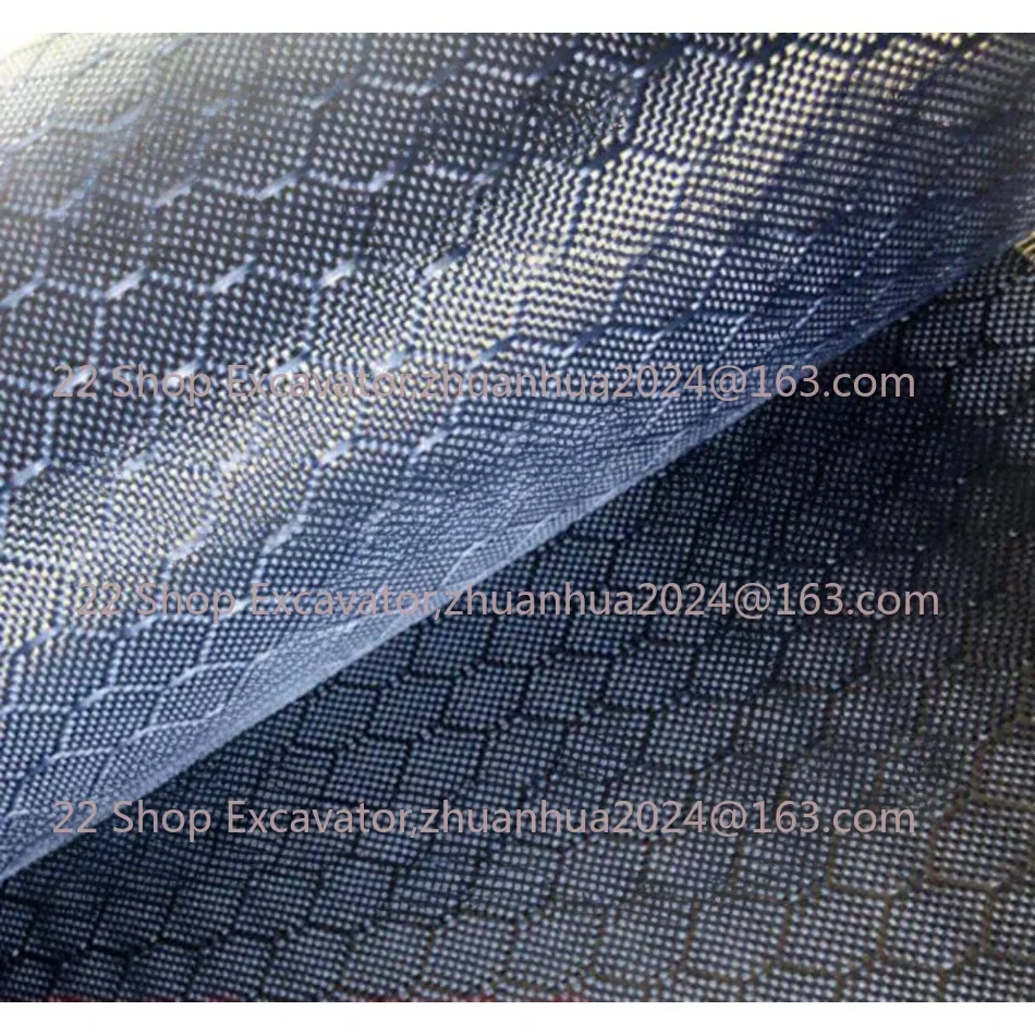 

3K 240gsm Blue+Black Aramid Carbon Fiber mixed Fabric Hexagonal Jacquard Weave W100*L50/100CM