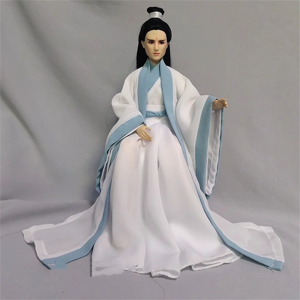 

Customize 1/6 Male Tradition DressChinese Ancient outfit Hanfu Robe Man Clothing for 12inch 30CM Action Figure OB27 Body