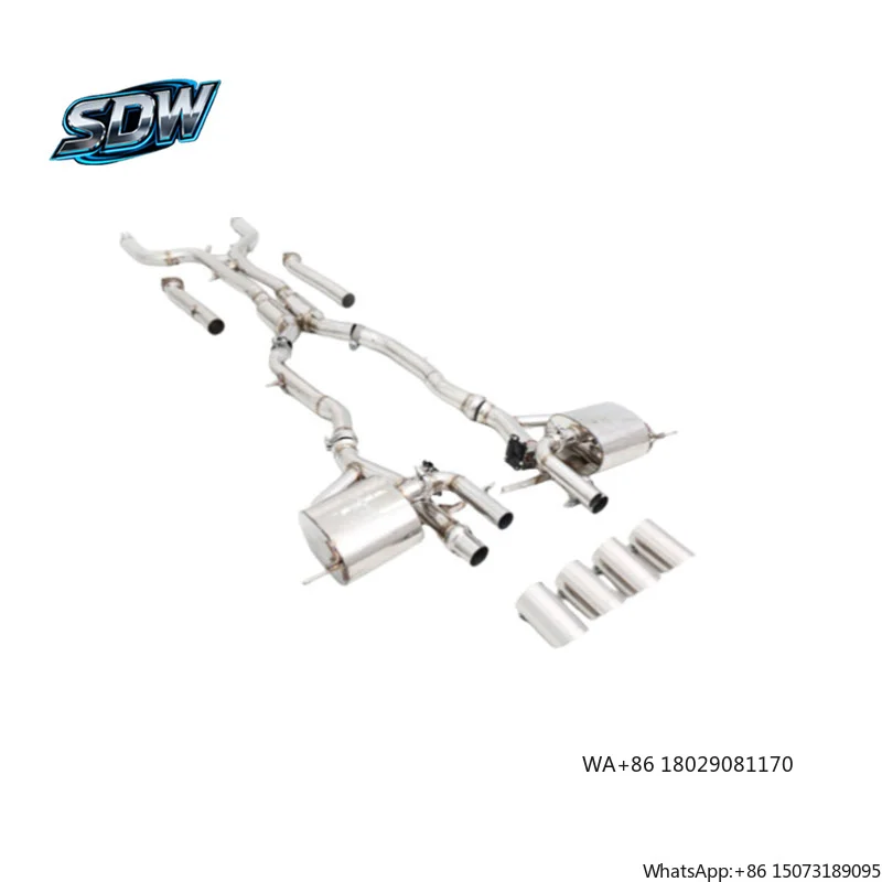 

Электронный клапанный выхлопной глушитель Catback для 330i F30 2.0T X5 X6 G05 G06 F15 3.0T M2 Valvetronic, высокопроизводительный, из нержавеющей стали