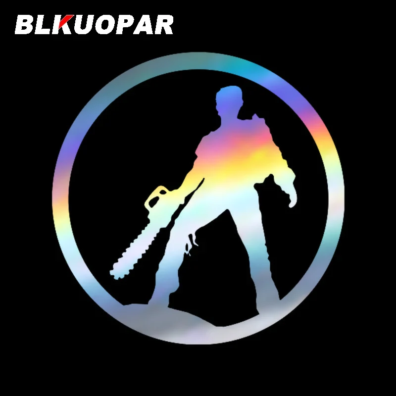 BLKUOPAR الرماد الشر الميت لعبة صورة ظلية سيارة ملصق شخصية مقاوم للماء لصائق مكيف الهواء ويندوز الجذع اكسسوارات السيارات