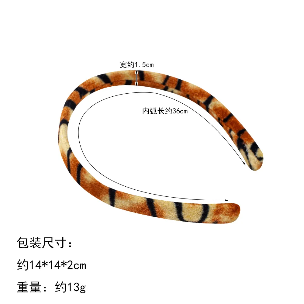 

10pcs Flat Fabric-Covered Headband Material Boho Style African Western Holiday New Year Cute Pattern Diy Decorative Hair Band