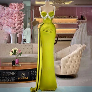 Schöne Nachtkleider der modernen Frauen -Meerjungfrau Charming Sexy Slee, ohne Ballkleider zu schlafen 10 Hauptverkaufskleid Babado Party - №10