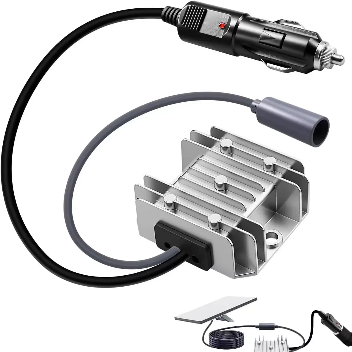Starlink Mini 12V24V to 30V DC Step-up Power Supply Cable with Cigarette Lighter Plug 10-28V to 30V 3.5A Conversion Kit for RVs