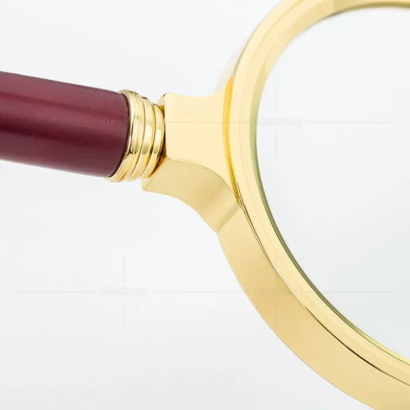 

Portable Handheld 5X Magnifying Glass Loupe for Book Reading, Newspaper, Jewelry, Jade, Antique Appraisal