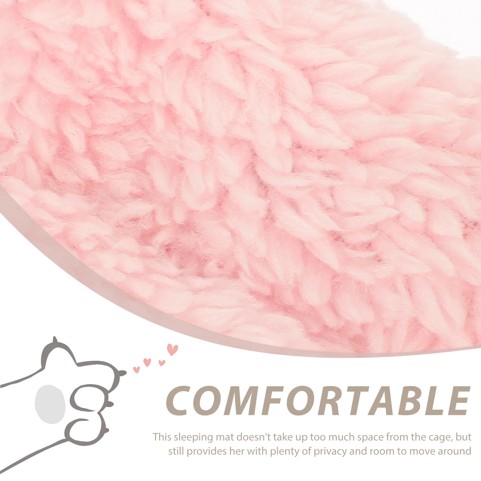 

Pet Sleeping Mat Warm Keep Bed Small Pets Cage Liner Hamster Cushion Comfortable Resting Pad Winter Nest Chinchilla