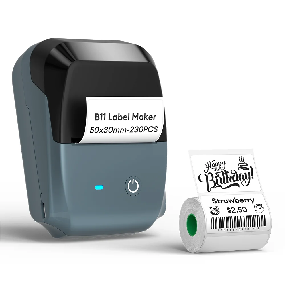 B11 Mini Thermal Label Printer Portable Printer Inkless Sticker Maker Adhesive Label Printer For Price Tags Similar As B1/B1PRO