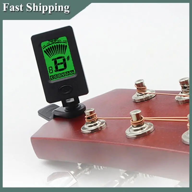 

-MEOF Guitar Tuner Acoustic Electric Guitar Bass Accessories Musical Equipment Charging Rotatable Guitar Tuner Tunning