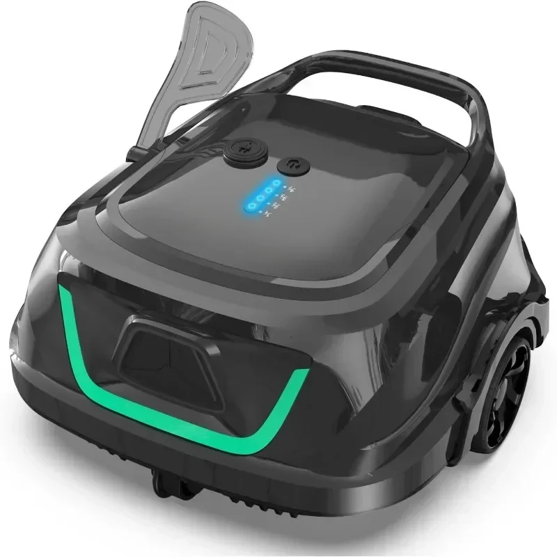 

Cordless Robotic Cleaner Automatic Pool Vacuum with 120 Mins Fast Charging Ideal for Above Ground Flat Pools