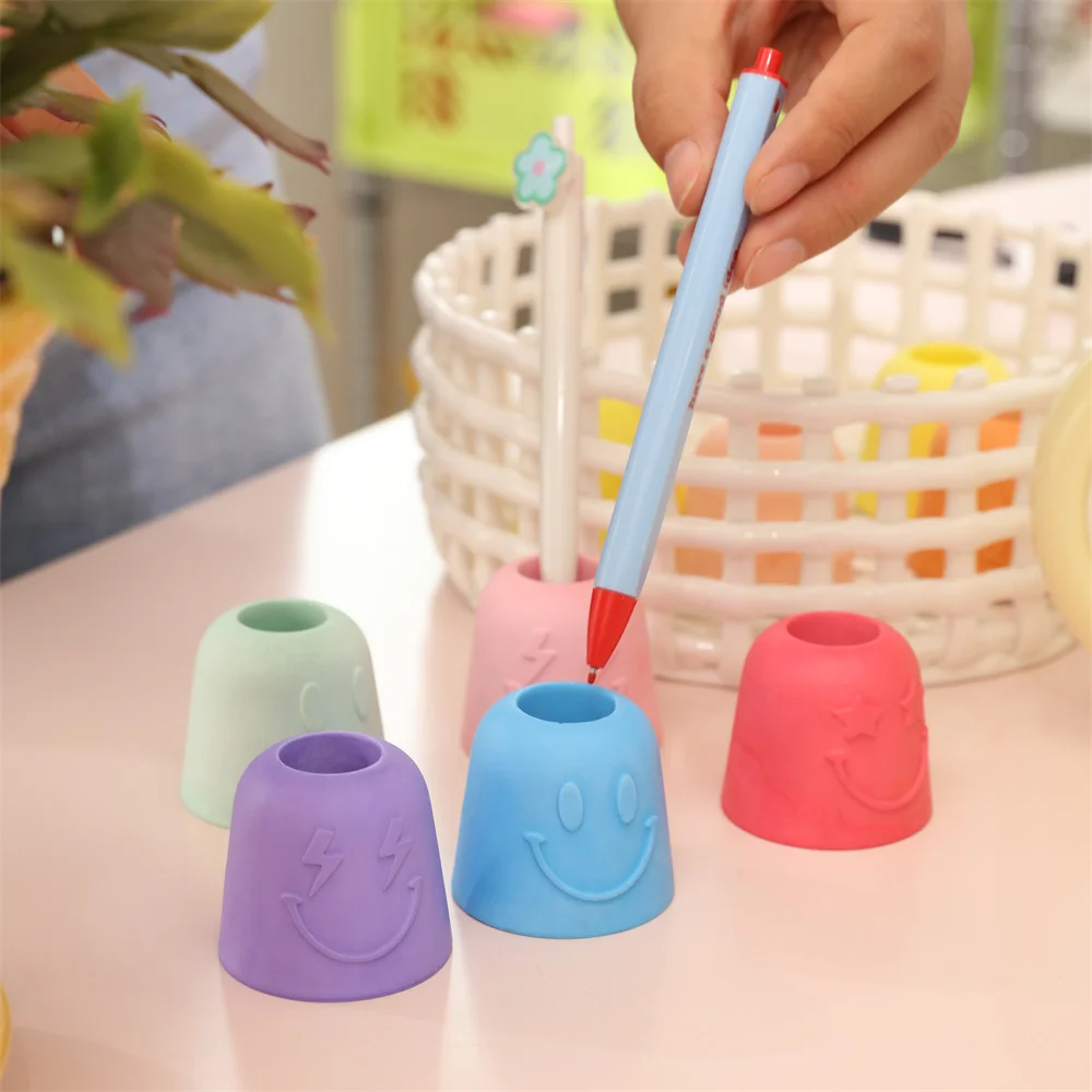 Boowan Nicole Pen Holder Concrete Silicone Mold Handmade Toothbrush Holder Jesmonite Mold Silicone Home Bathroom Decor