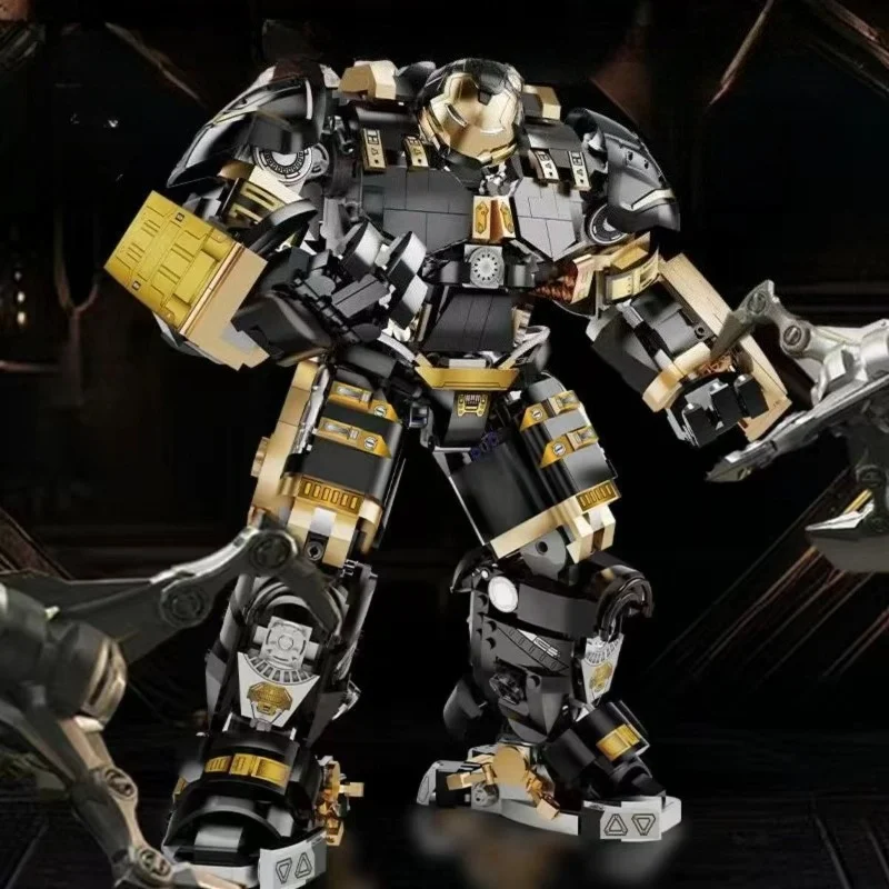 2348PCS Mech Warrior Building Blocks Sets Assembly Robot Model Bricks Desktop Ornaments Gifts For Adult Boys