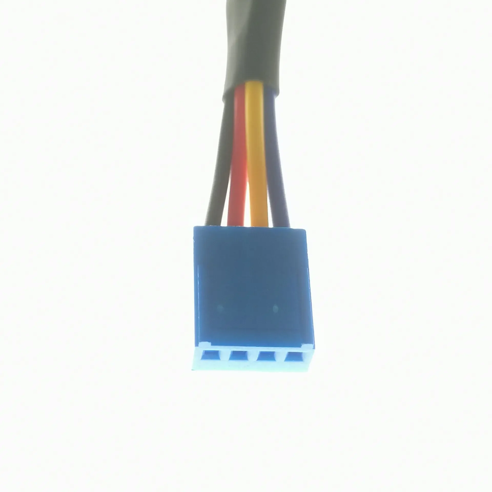 Placa base de ordenador, ventilador de refrigeración de CPU de 4 pines, Cable de alimentación de desaceleración PWM, Control de temperatura, Cable de caída de velocidad, rojo, blanco y azul, 3 unidades por juego
