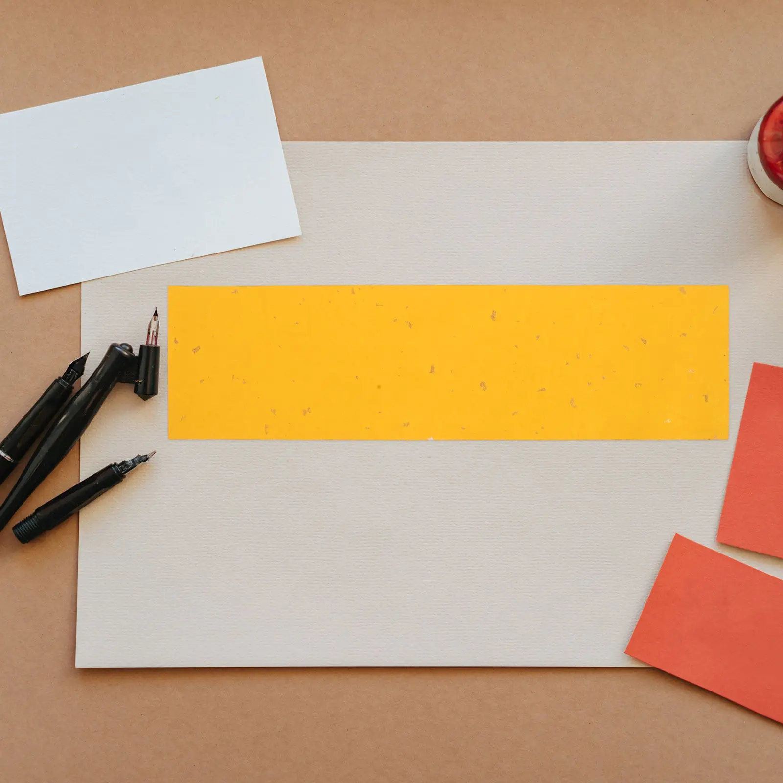 100Pcs Xuan Paper For Festival Decorations Lunar New Year Paper Yellow Smooth Writing Sheets Special