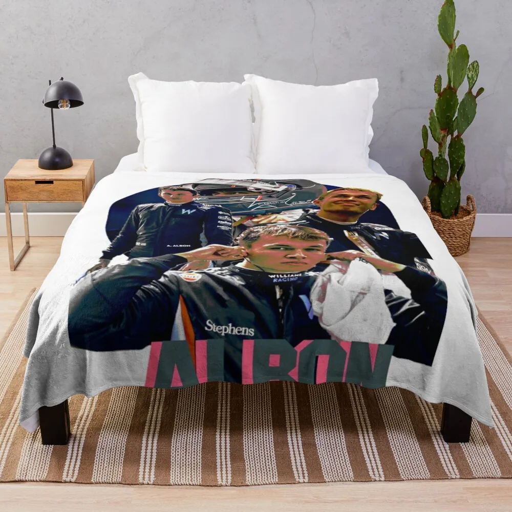 Alex Albon Throw Blanket Beautifuls Summer Beddings blankets and throws Blankets
