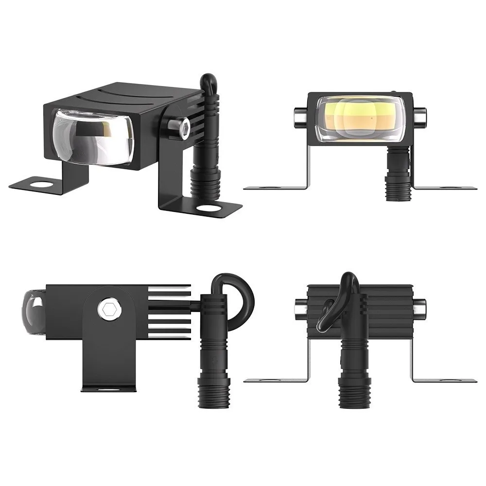 New Waterproof LED Spotlights Two-Color Durable Motorcycle LED Light Motorcycle Spotlight Motorcycle Work