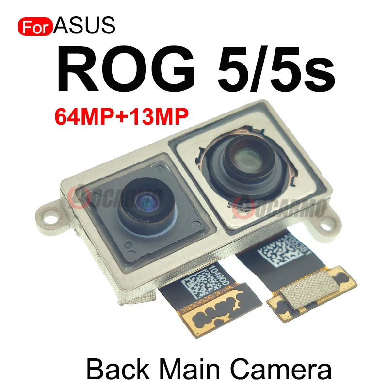 Per ASUS ROG Phone 5 5s ROG5 Rog5S ZS673KS ZS676KS Macro posteriore posteriore e fotocamera anteriore cavo flessibile parte di ricambio 24MP 64MP 5MP