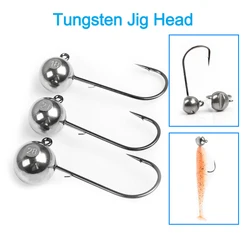 Tungsten Jig Head Hook 1g1.5g2g2.5g3g3.5g5.3g7g Barbed Shaky Head Rig Rockfish Soft Lure Hooks Barbed Fishhook Fishing Tackle