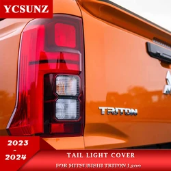 ABS Tail Lamp Rear Light Cover For Mitsubishi Triton L200 MV 2023 2024 2025 Double Cabin Car Accessories