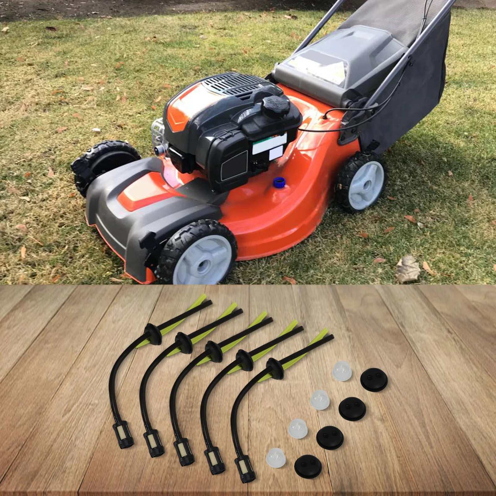 1 قطعة مجموعة مرشح البنزين البنزين خرطوم ختم الوقود خرطوم مجموعة ل آلة تقطيع الفراشي جزازة العشب حديقة أداة السلطة الملحقات