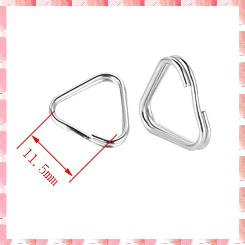 JAJA 4 PCS Camera Strap Buckle Split Triangle Ring Replacement Durable Belt Hook For Digital Camera Shoulder Straps