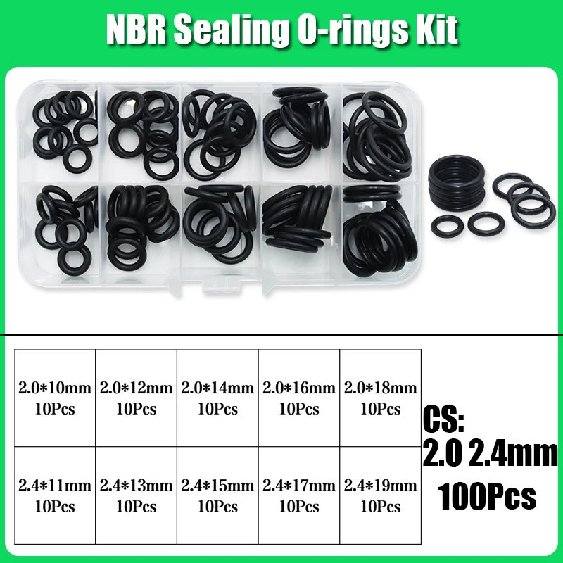 3230x O-Ring Nitrilkautschuk NBR ORing Ölbeständige, verschleißfeste, wasserdichte Dichtungsscheibe Kfz-Wasserhahn-Sanitärdichtung – Detail 23