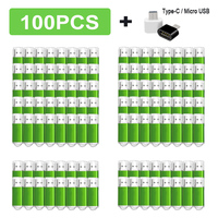 100pcs/lot USB 2.0 Flash Drive 64GB 32GB Pen Drive Memory Stick Pendrive 4GB 8GB 16GB U Disk Thumb Flash Disk Gift Free laser