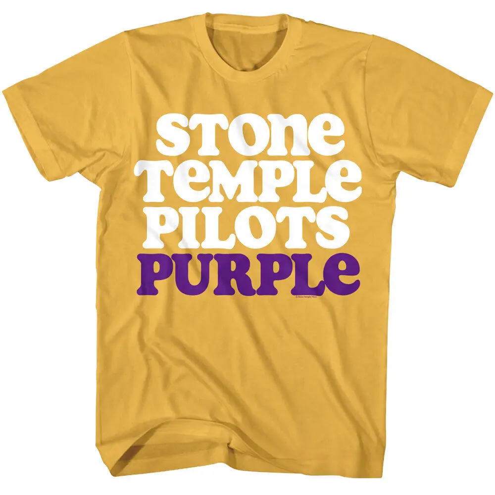 Stone Temple Pilots Purple Men's T Shirt