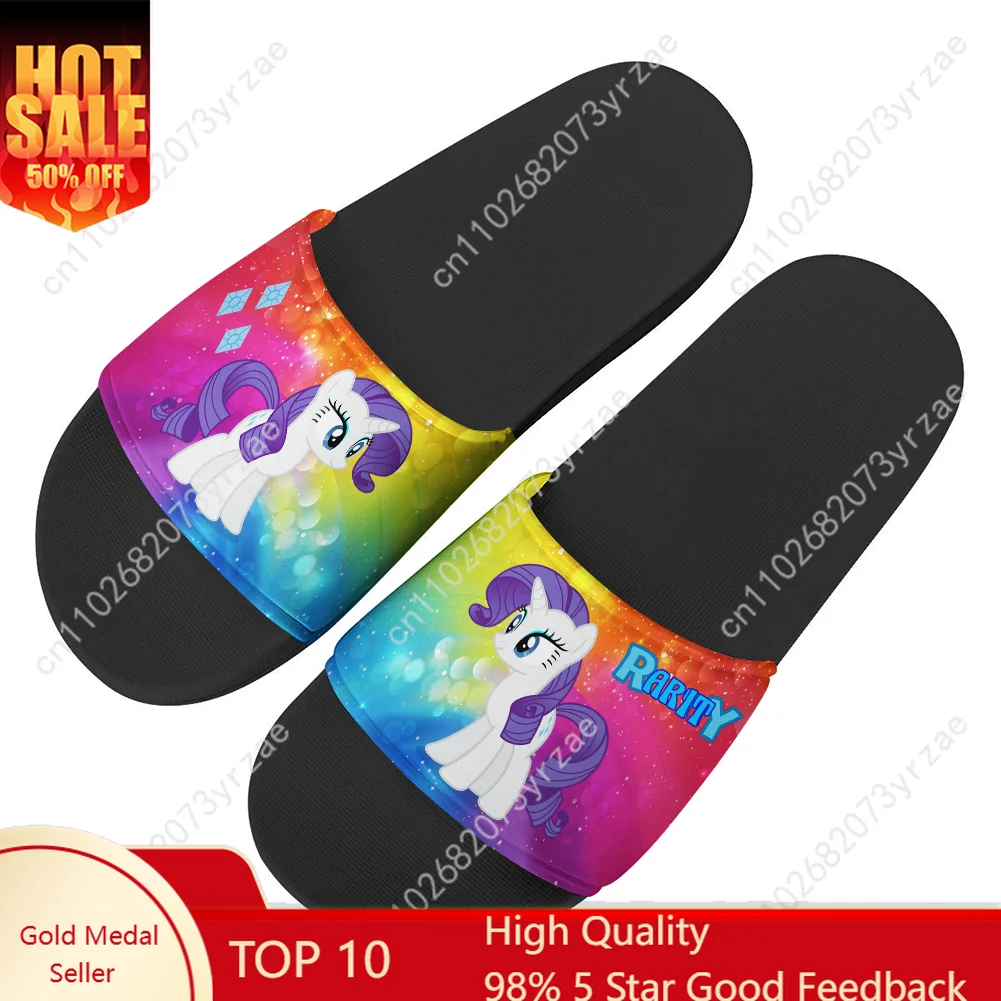 

Rarity Slippers Man Woman Home Slipper My Little Pony Friendship Is Magic Fashion Custom Water Shoe Cosplay Footwear