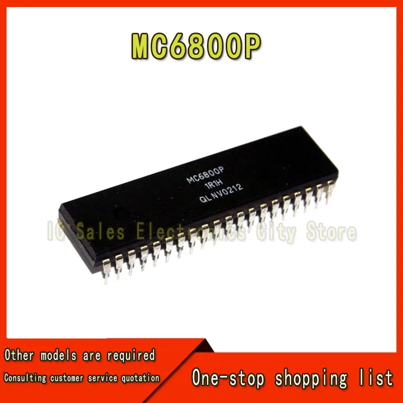 (1 Stuk) 100% Nieuwe Mc6800P Mc6802P Mc6803P Mc6809P Mc6821P Mc6847P Dip-40 Chipset