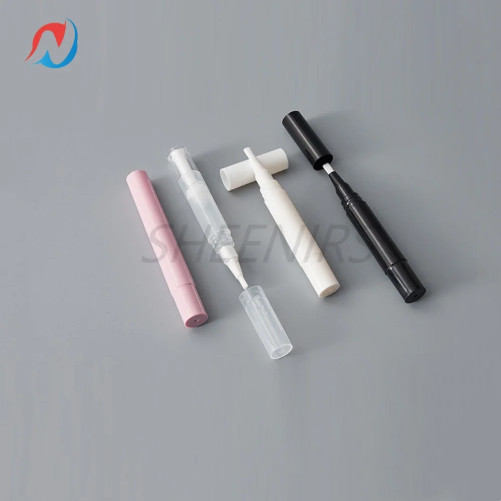 

24pcs 5ml Empty Twist Paint Pen Cosmetic Container Nail Cuticle Oil Pens with Brush for Lip Gloss Tube Eyelash Serum Bottle