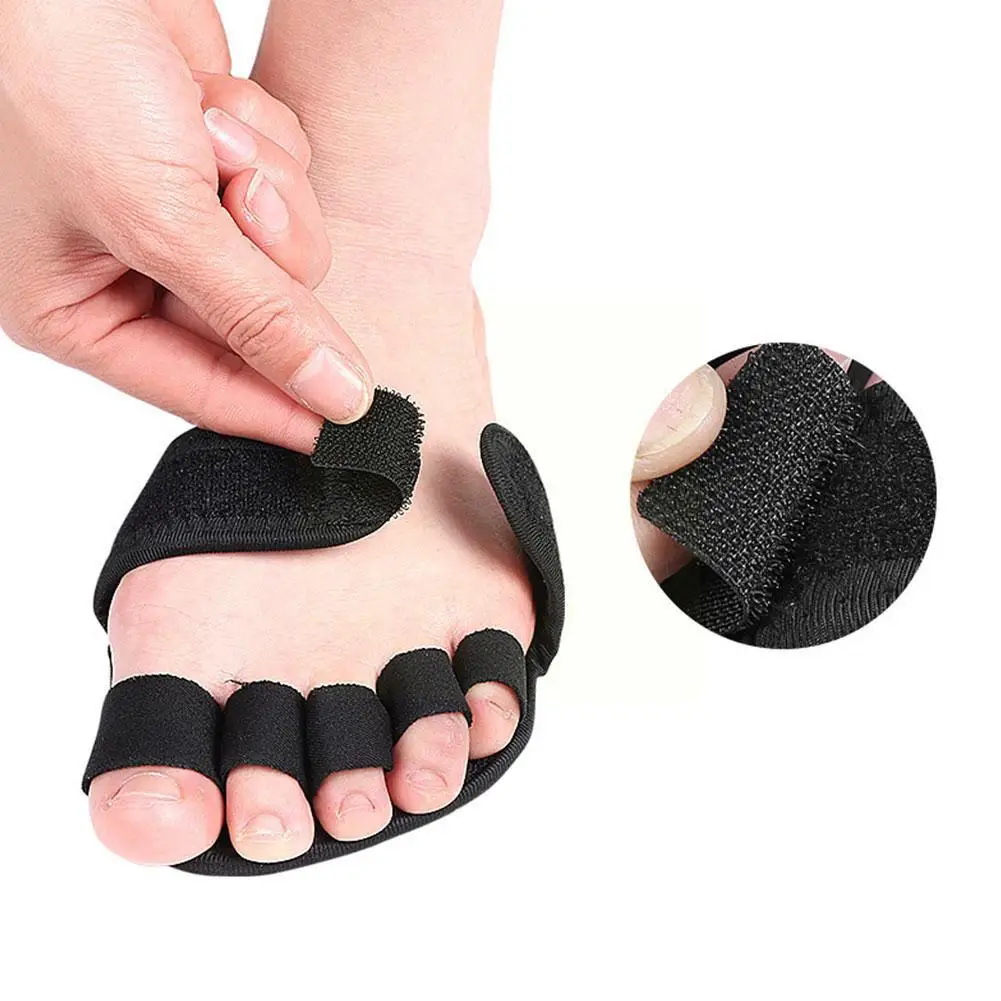 Universal Toe Separator Soft Forefoot Pads Orthotics Straightener for Realign Crooked Toes Hallux Valgus Correction for Bal E6E9